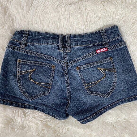 Y2K Bongo Jean Shorts Denim Shorty Shorts Size 5 - Picture 7 of 14